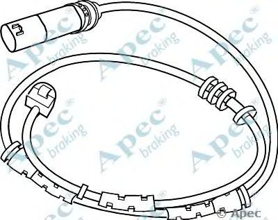 APEC BRAKING wir5264 -  Указатель износа, накладка тормозной колодки